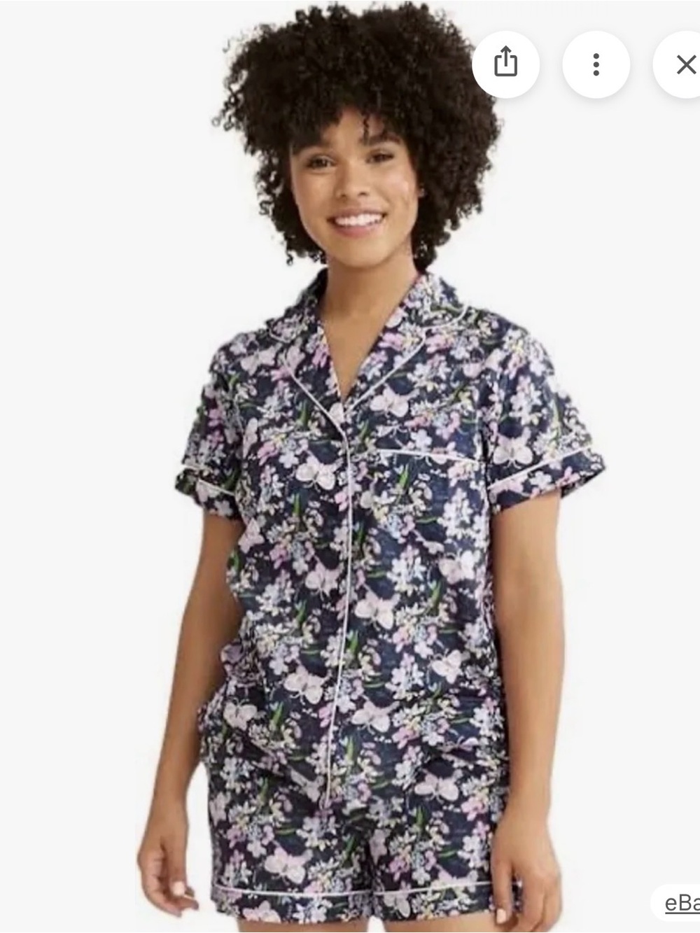 NWT Vera Bradley butterfly 2 pc Pajama Set 3 X